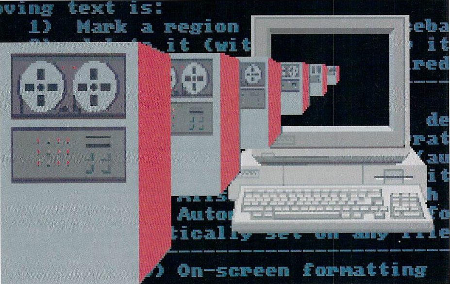  AmigaWorld, Illustration from the article "Absoft's AC/FORTRAN" in the March/April 1987 issue.