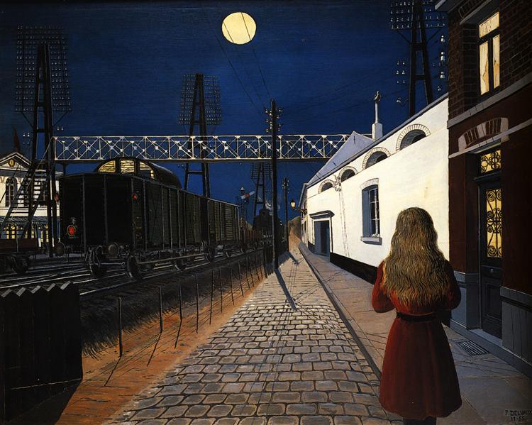 Paul Delvaux's Solitude