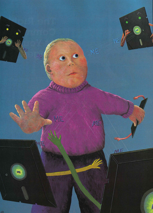 Susan Smith: Illustration from Kaypro Profiles (March 1984).