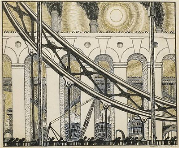 Mstislav Dobuzhinsky - Project for the first Almanac "Chipovnick"