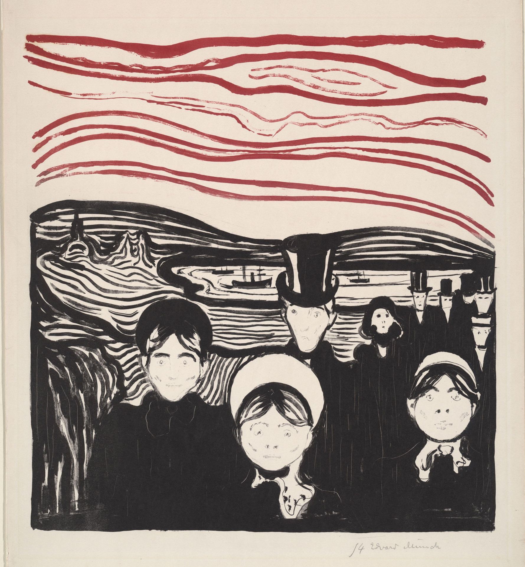 Edvard Munch - Angst, 1896