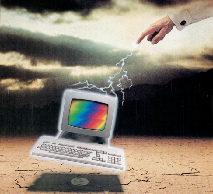 Illustration from <i>Unix World</i> (October 1984)