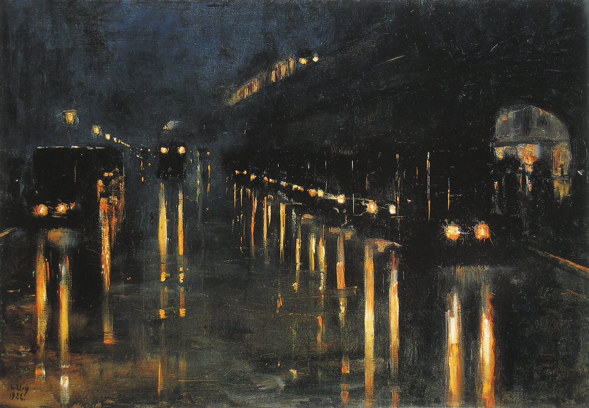 Ury, Hochbahnhof Bülowstraße, 1922